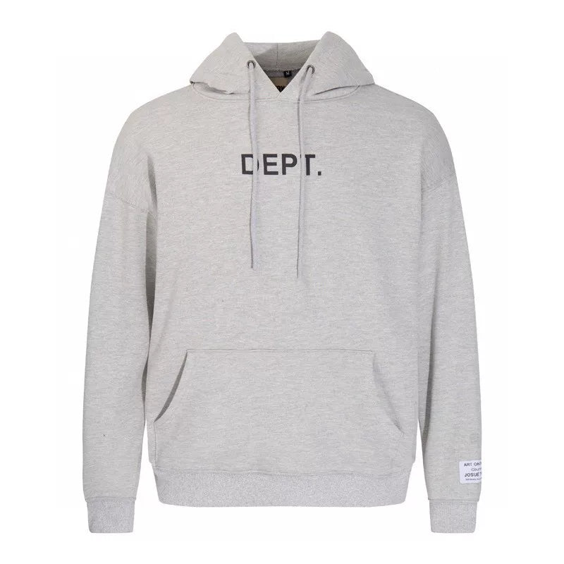 Meichao Gallery Depot new vintage letter logo printed hoodie for men and women, versatile casual hooded sweatshirt