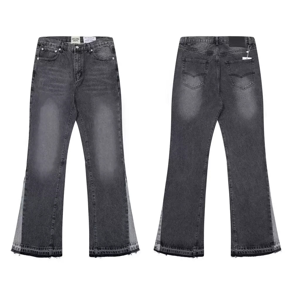 Gallery Dept American retro washing and old jeans men's loose straight-leg casual long trousers trendy