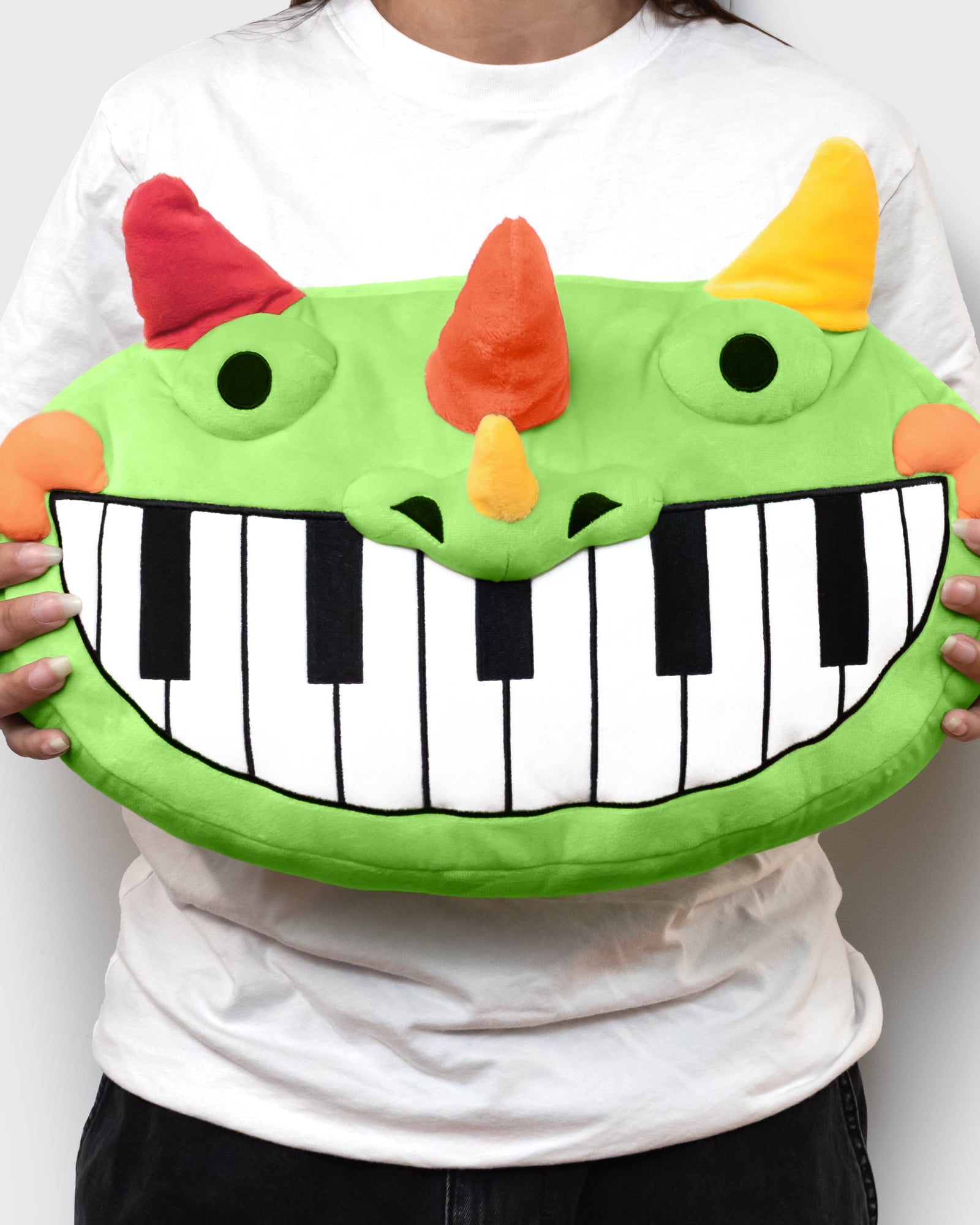 Interactive Pianosaurus Plush Pillow