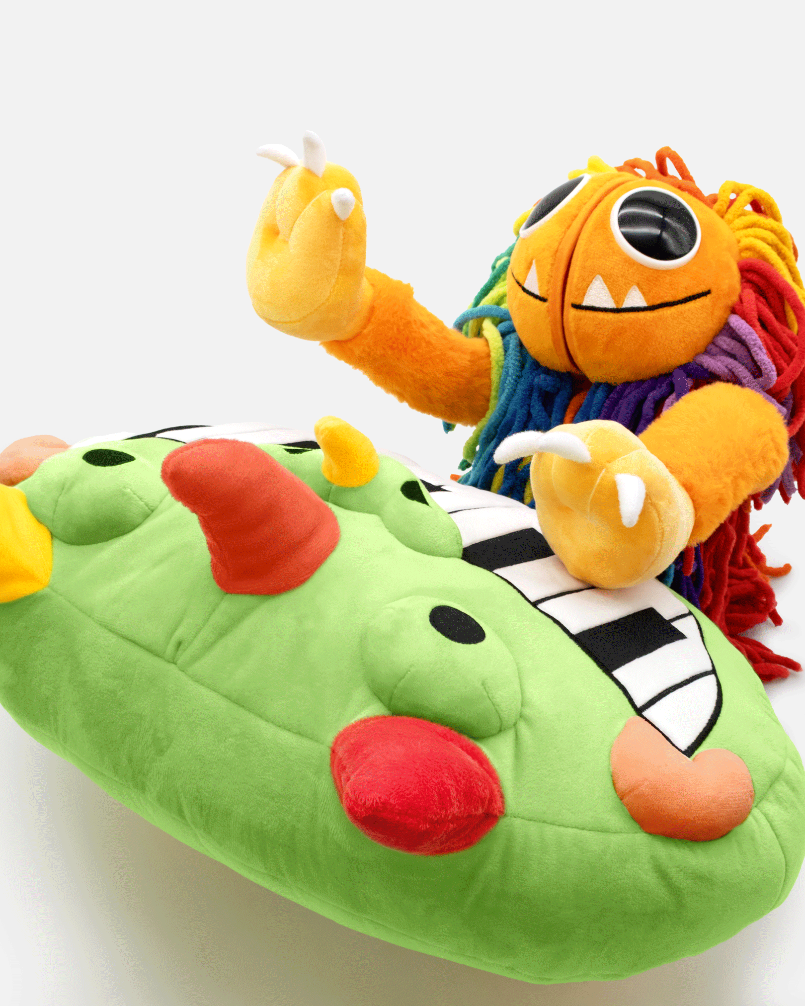 Interactive Pianosaurus Plush Pillow