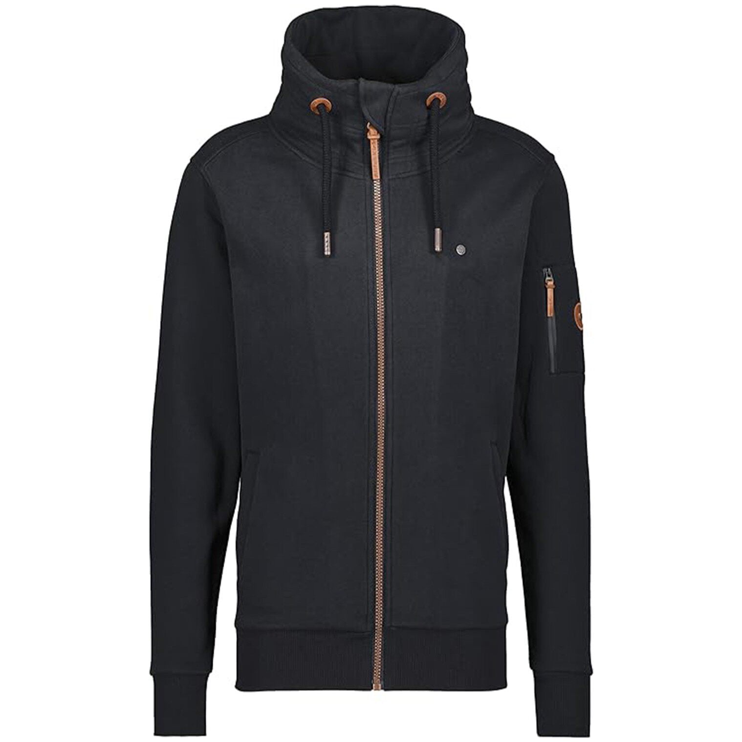 Alife&Kikin Winter-Spring Zippered Warm Long-Sleeved Hooded Shirt
