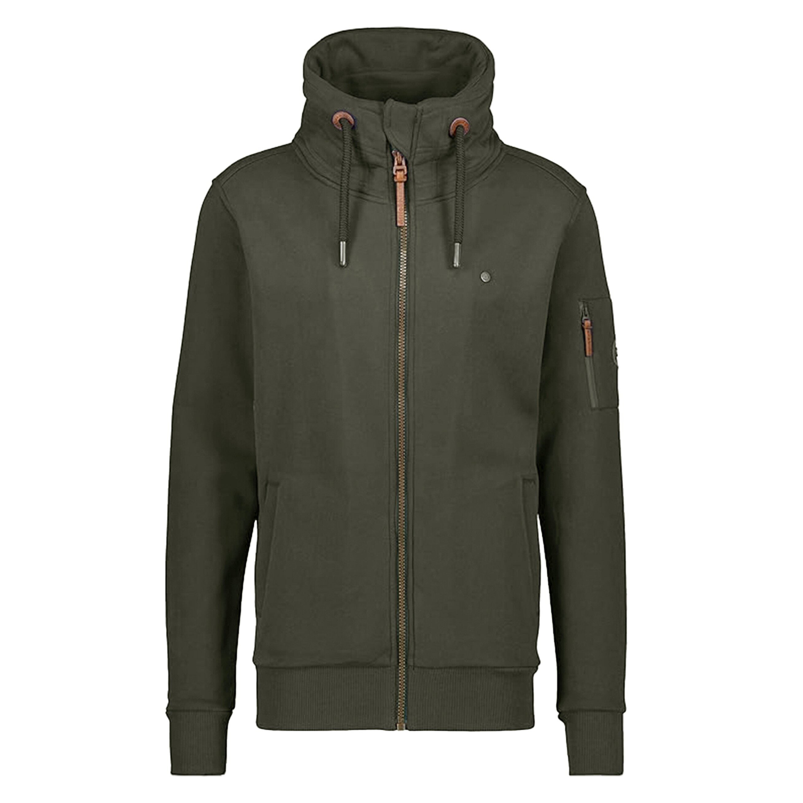 Alife&Kikin Winter-Spring Zippered Warm Long-Sleeved Hooded Shirt