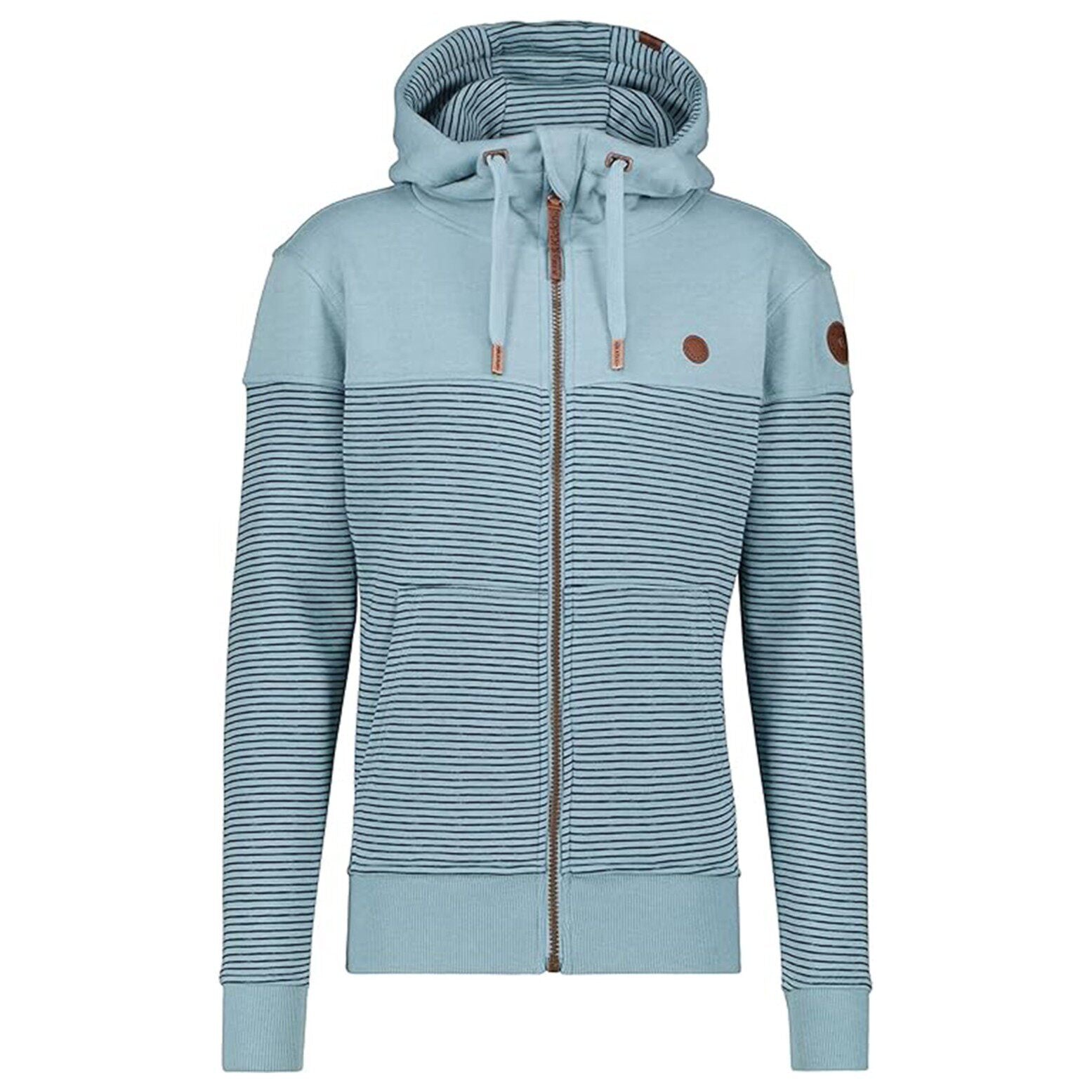 Alife&Kikin Winter-Spring Zippered Warm Long-Sleeved Hooded Shirt