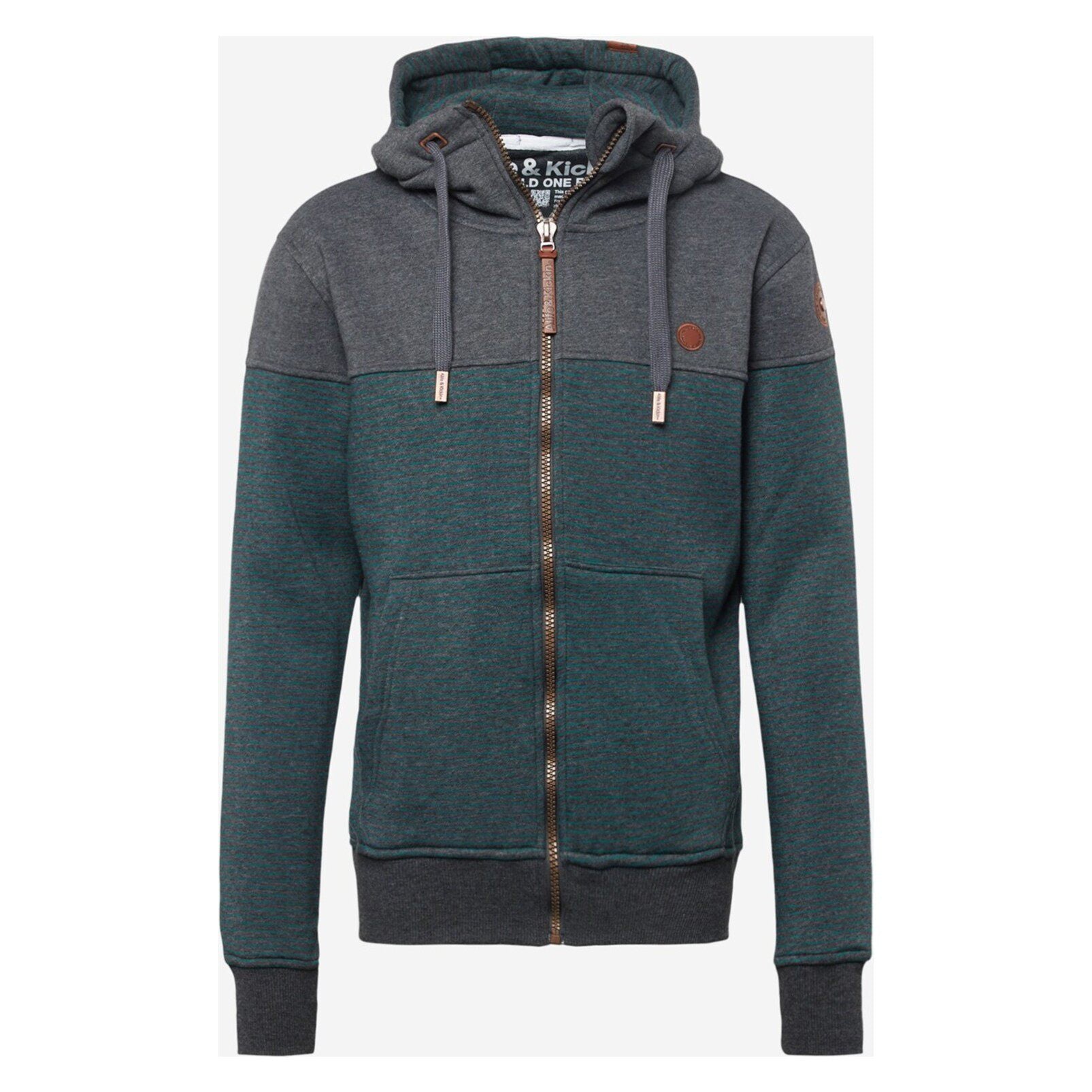 Alife&Kikin Winter-Spring Zippered Warm Long-Sleeved Hooded Shirt