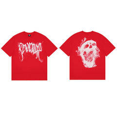 REVENGE Red Skull Graphic T-Shirt