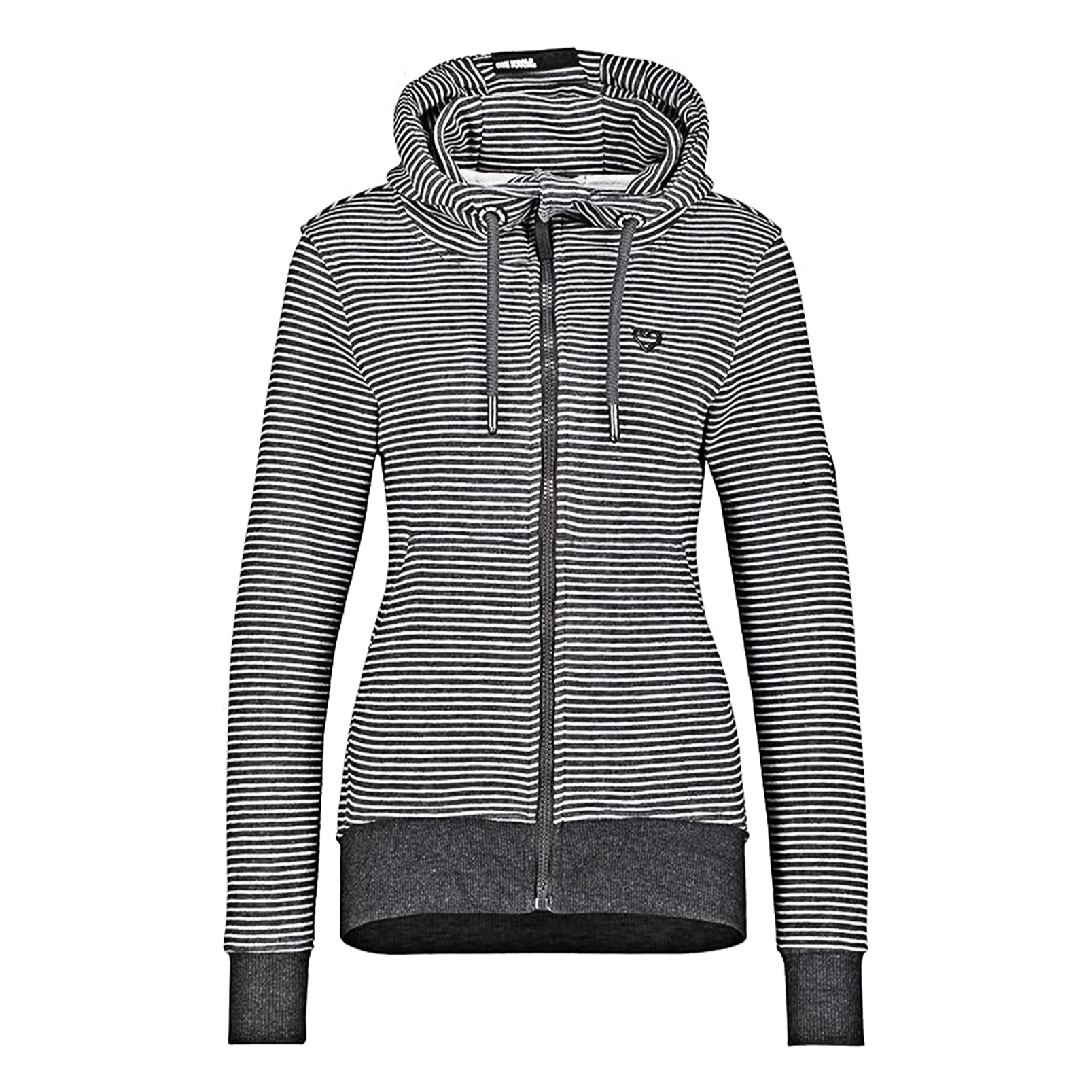 Alife&Kickin Hooded Zip-Up Sweatshirt