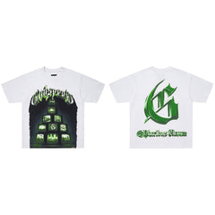 GodSpeed Glitch TV Graphic T-Shirt