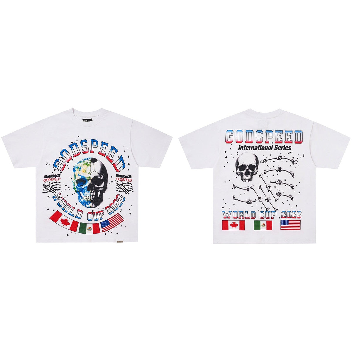 GodSpeed World Cup 2026 Skull T-Shirt