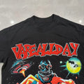Vareallday Retro Sci‑Fi Alien Horror Graphic T‑Shirt