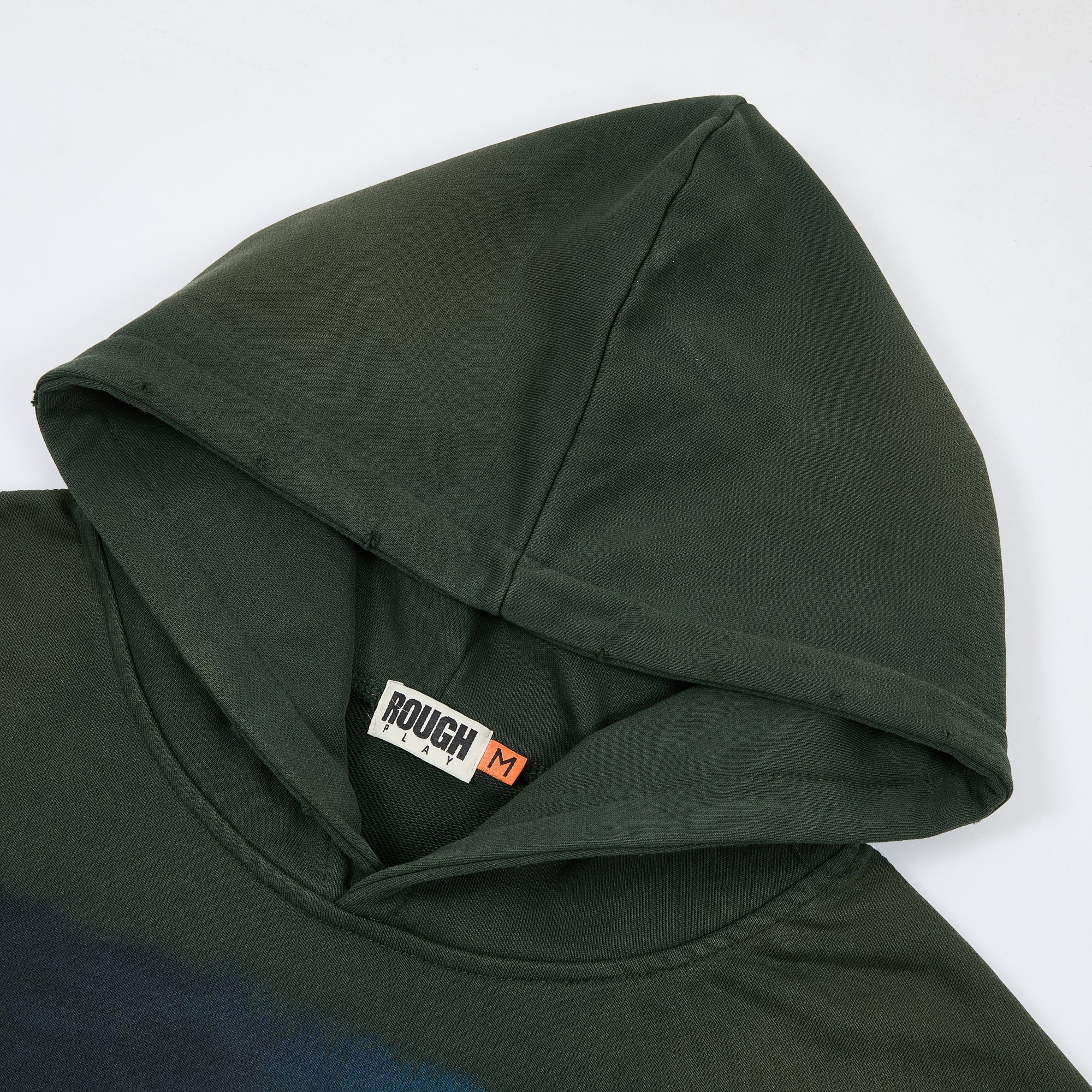 RoughPlay Skull Graphic Distressed Vintage Hoodie