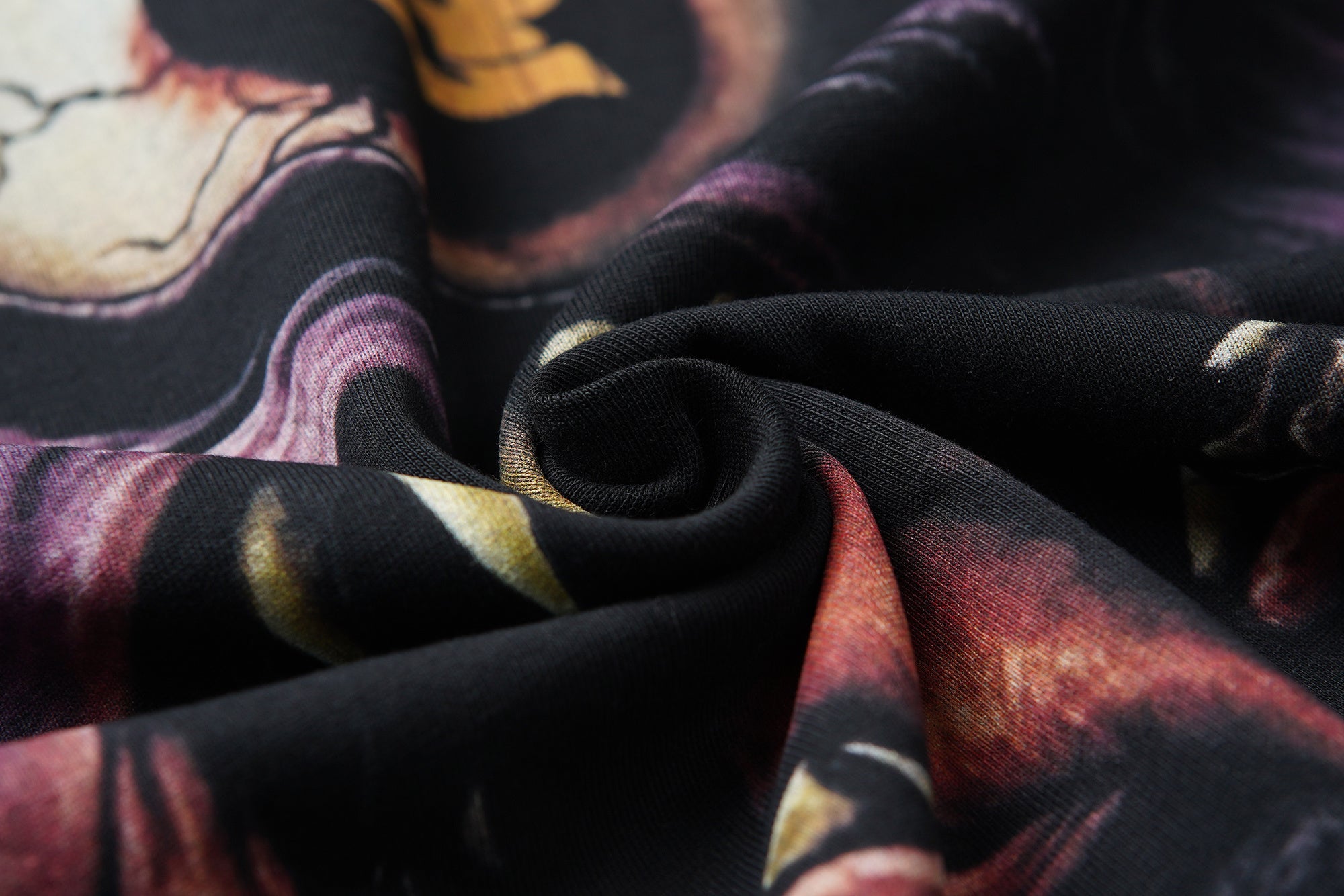 RoughPlay One‑Eyed Monster Graphic Distressed Short‑Sleeve Tee Vintage Streetwear T‑Shirt