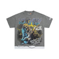RoughPlay Rock Guitar Musician Graphic Distressed Short‑Sleeve Tee Vintage Rock Streetwear T‑Shirt