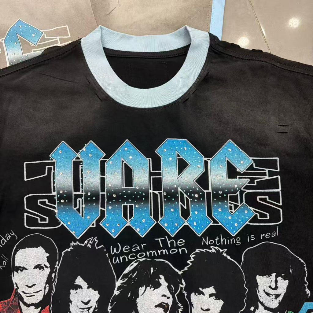 Vareallday Vintage Rock Band Tour Ringer T‑Shirt