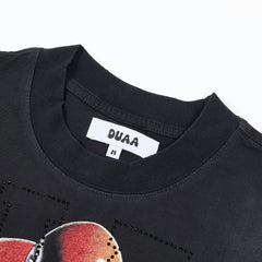DUAA American Football Players Collage Vintage Graphic T‑Shirt
