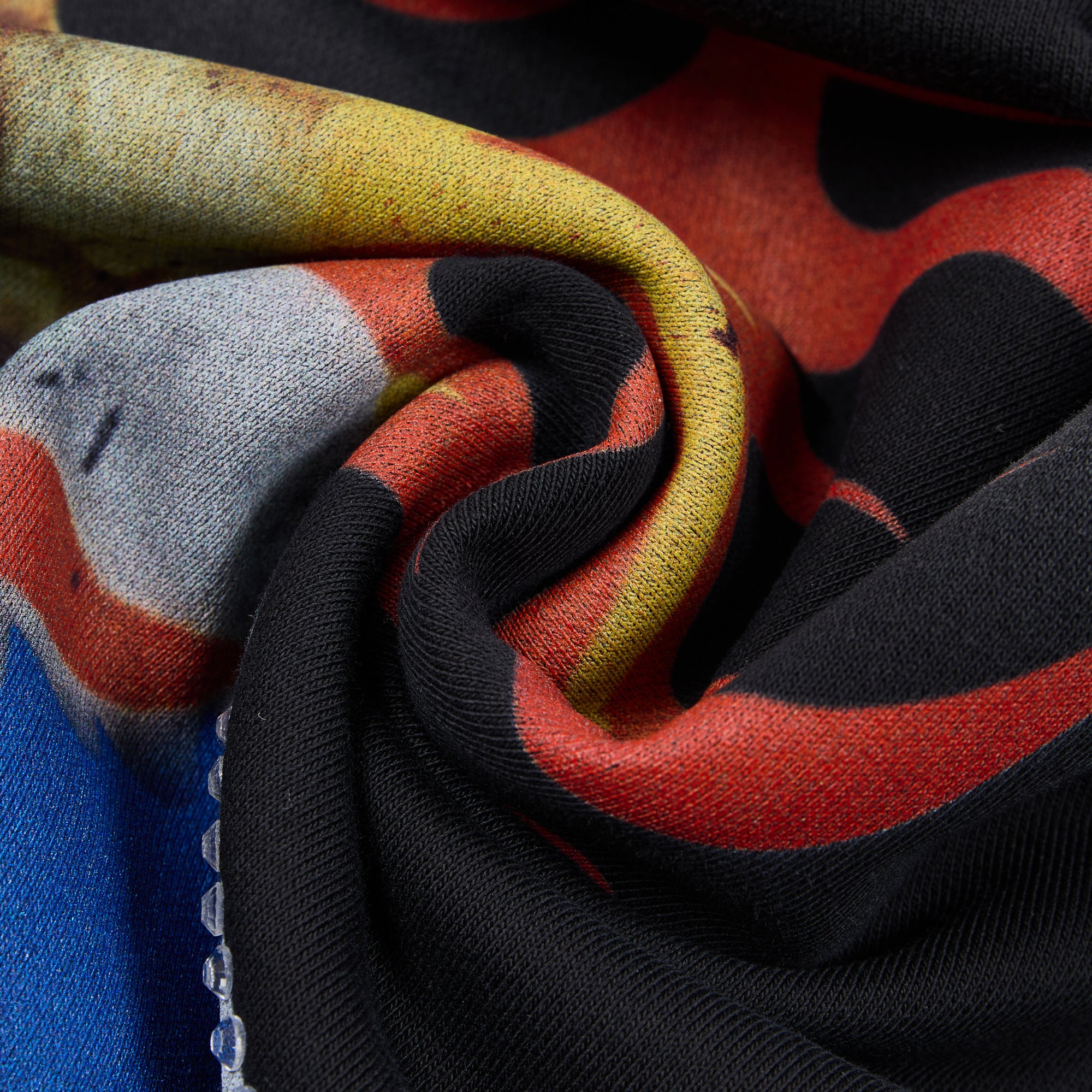 RoughPlay Flame Graphic Vintage Hoodie