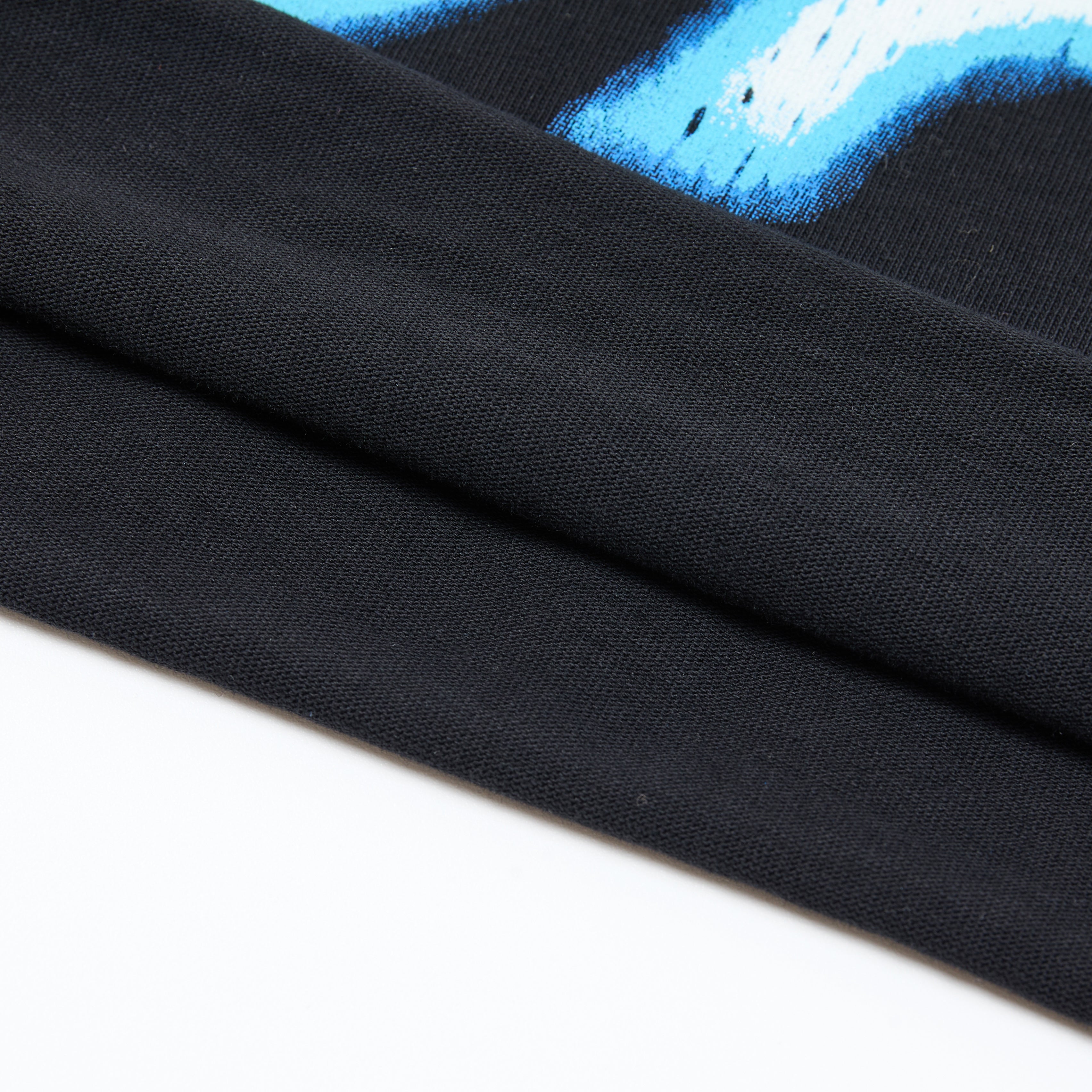 DUAA Blue Flame Butterfly Vintage Graphic T‑Shirt