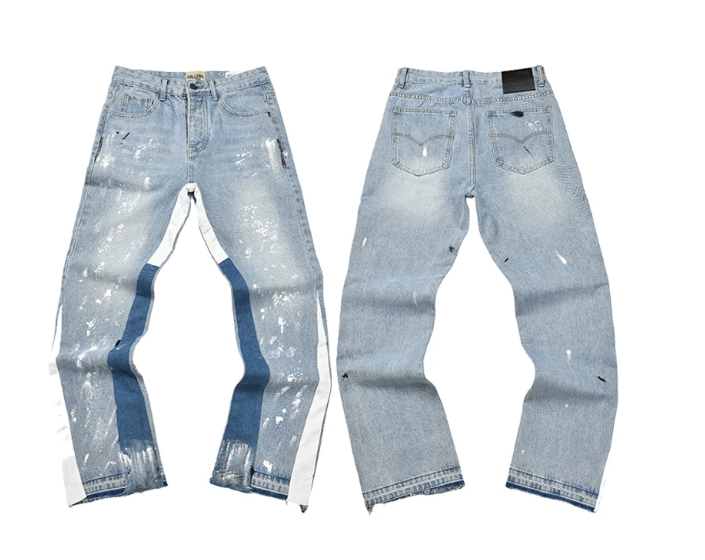 Gallery Dept. Light Wash Panel Flare Denim