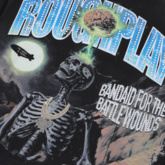 RoughPlay Cosmic Skeleton Graphic Distressed Long Sleeve Tee