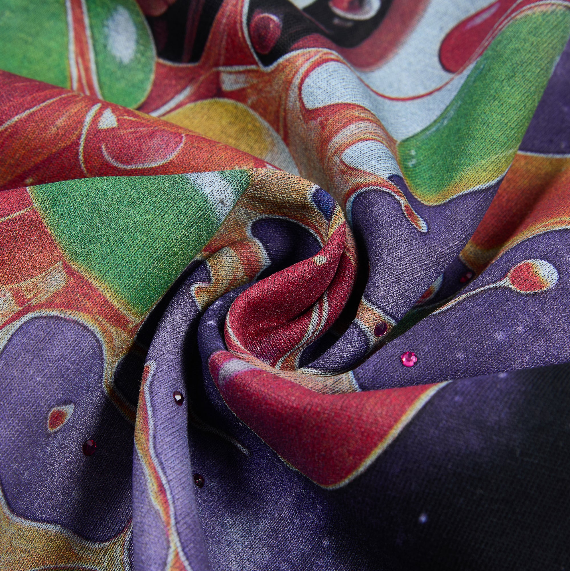 DUAA JELLYBEAN Robot Head Jelly Bean Galaxy Graphic Short Sleeve Tee