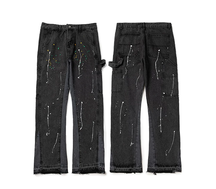 Gallery Dept. Splatter Flare Denim
