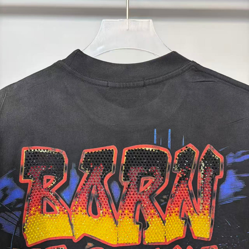 Varecallay Skull Cowboy Western Cropped T‑Shirt