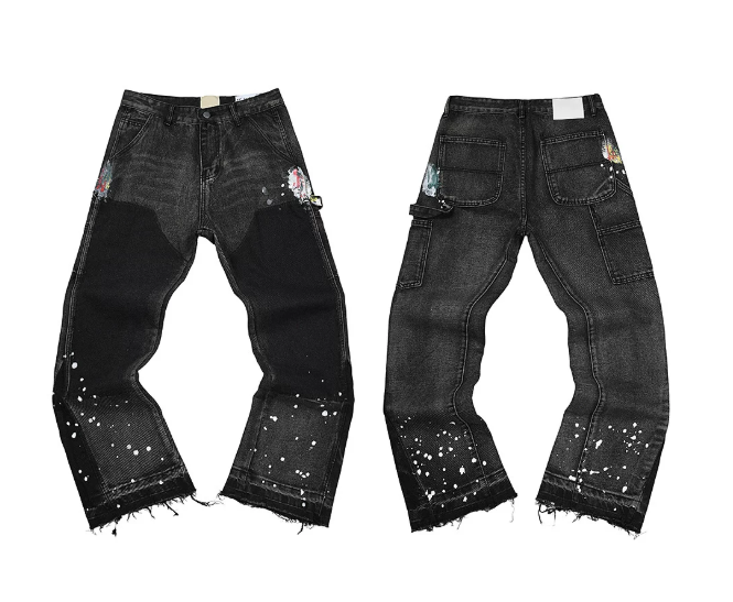Gallery Dept. Black Panel Flare Denim