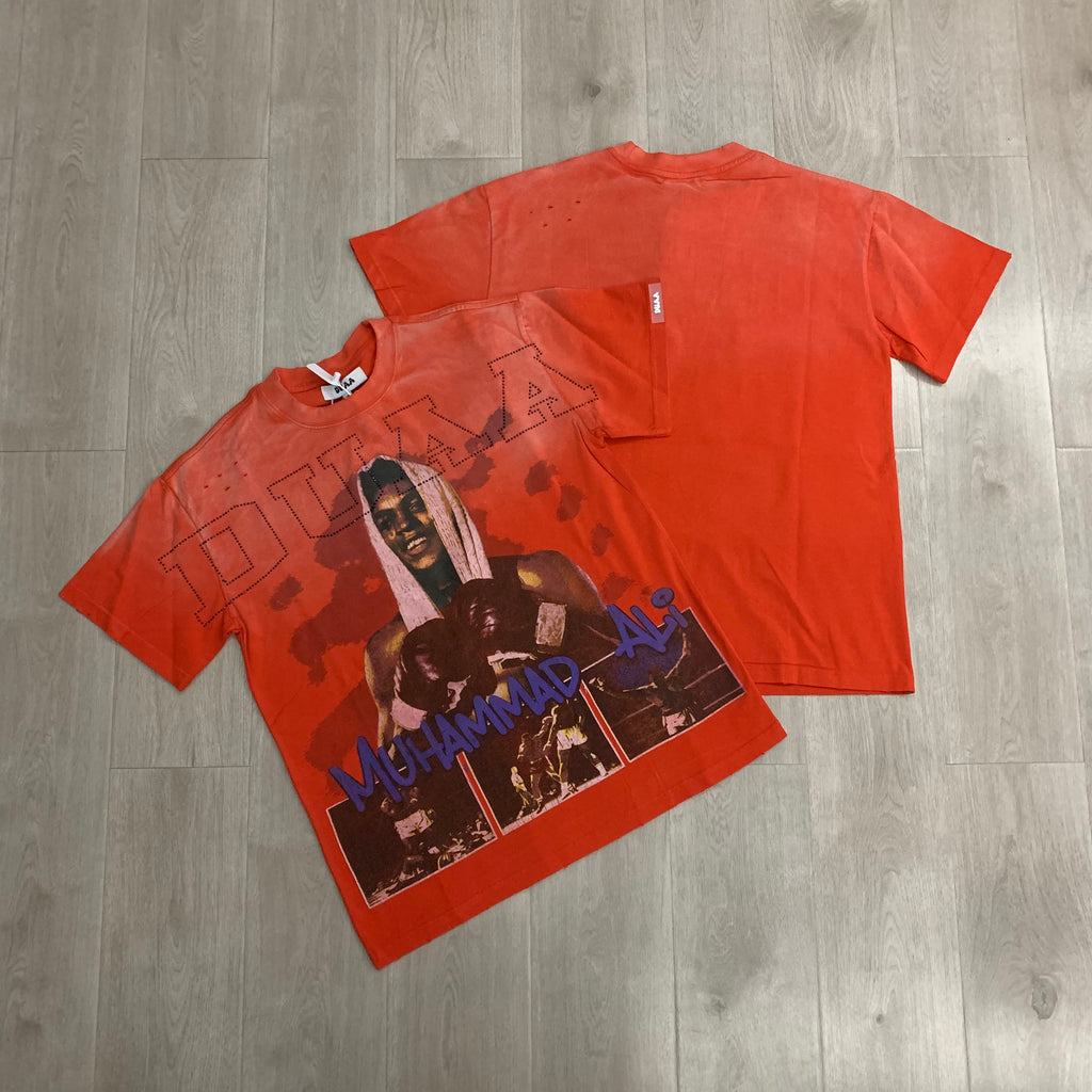 DUAA Muhammad Ali Boxing Vintage Portrait Graphic T‑Shirt
