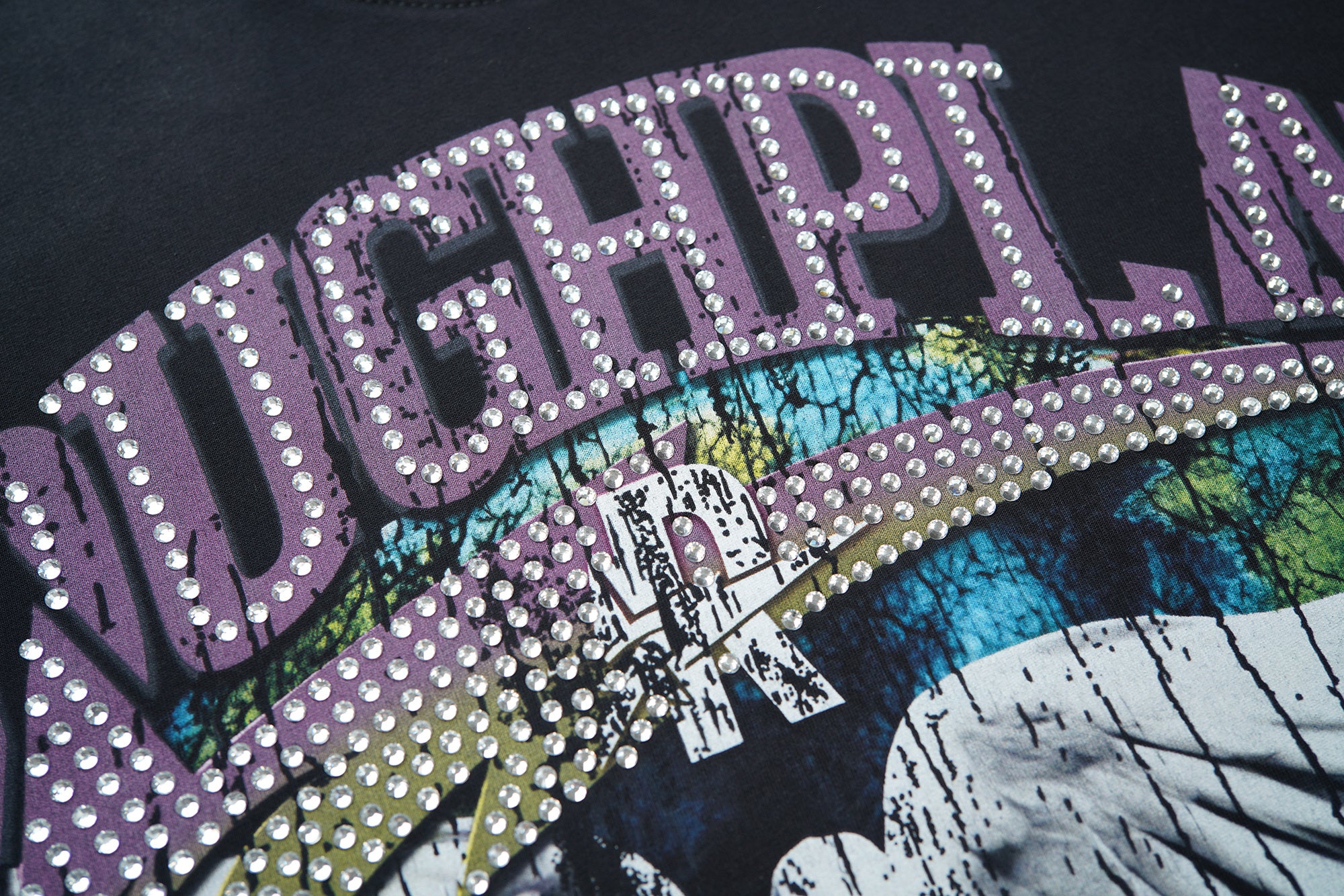 RoughPlay Eagle Tour Graphic Distressed Sleeveless Tee Vintage Rock Streetwear Tank Top