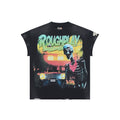 RoughPlay Skeleton Vintage Car Graphic Tee