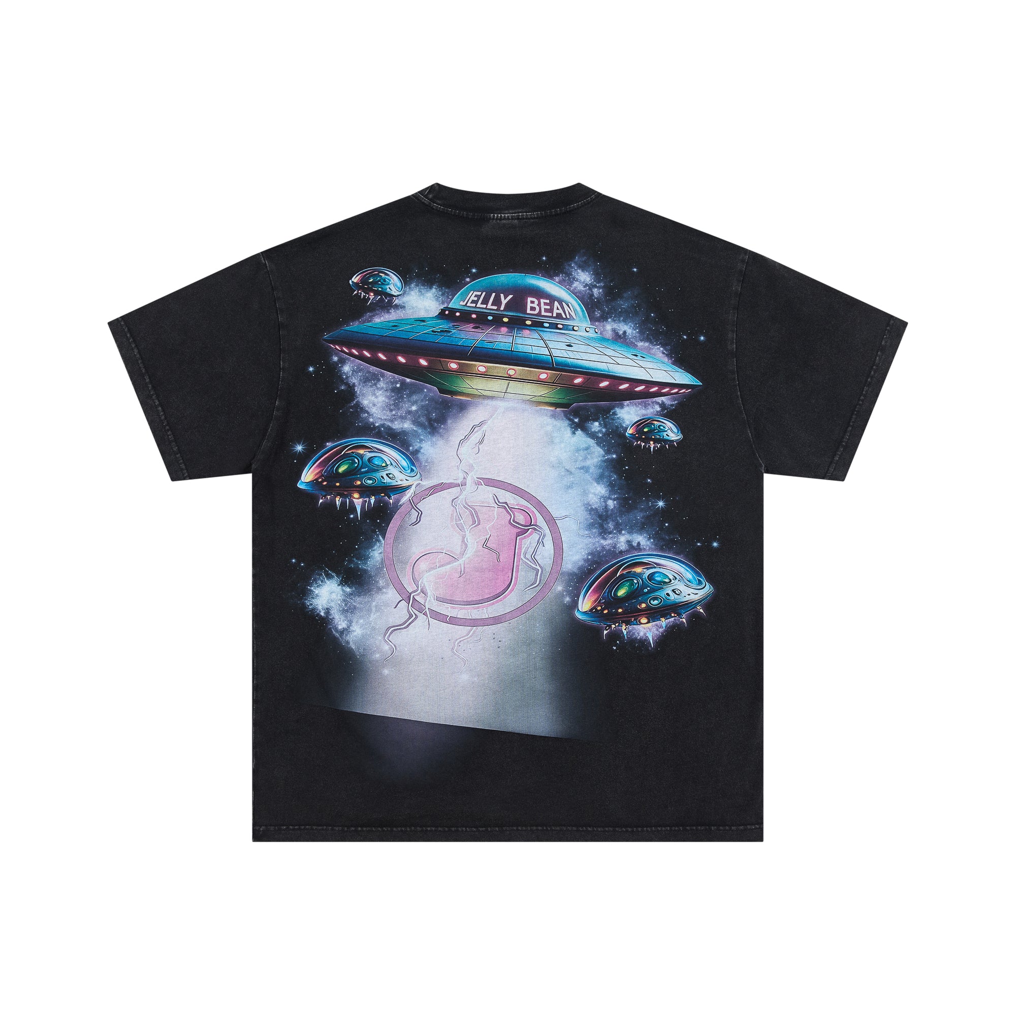 DUAA JELLYBEAN VR Alien Space Graphic Short Sleeve Tee