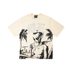 EMOTION Alien Beach Graphic T-Shirt