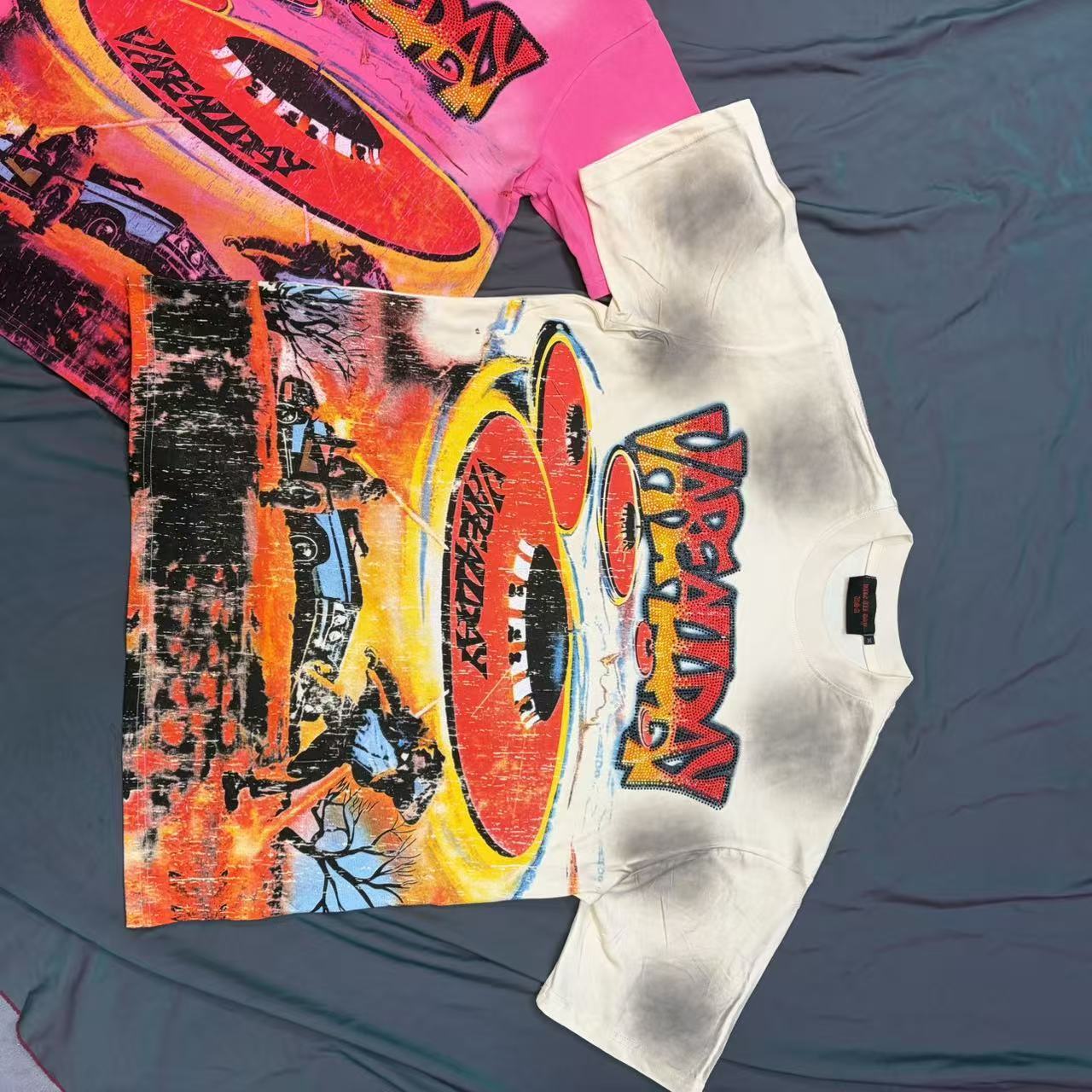 Vare All Day UFO Western Desert Vintage Washed Cropped T‑Shirt