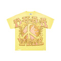 DUAA Wear Peace Sign Earth Vintage Graphic Oversized T‑Shirt