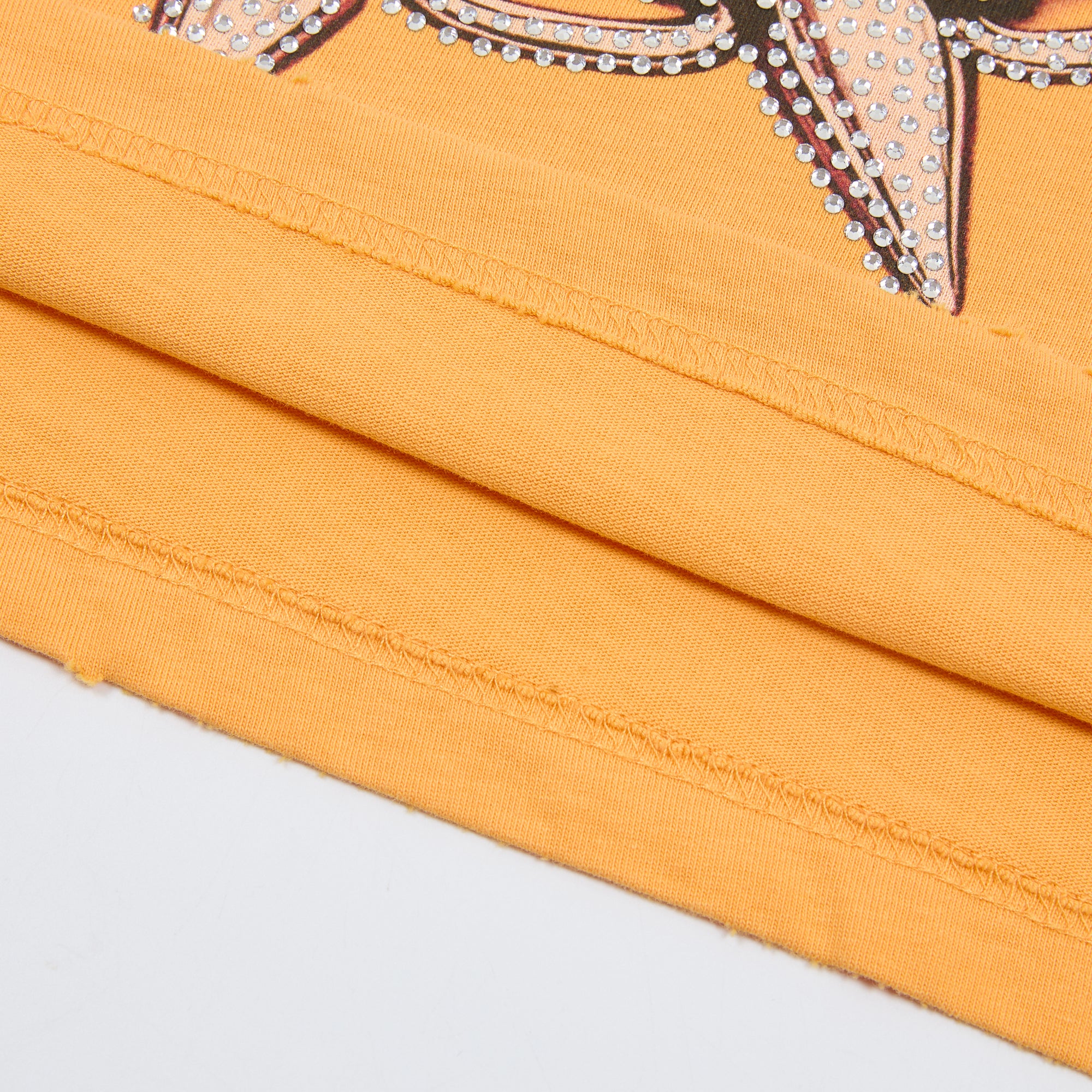 DUAA Gorilla Spiked‑Chain Graphic Short Sleeve Tee