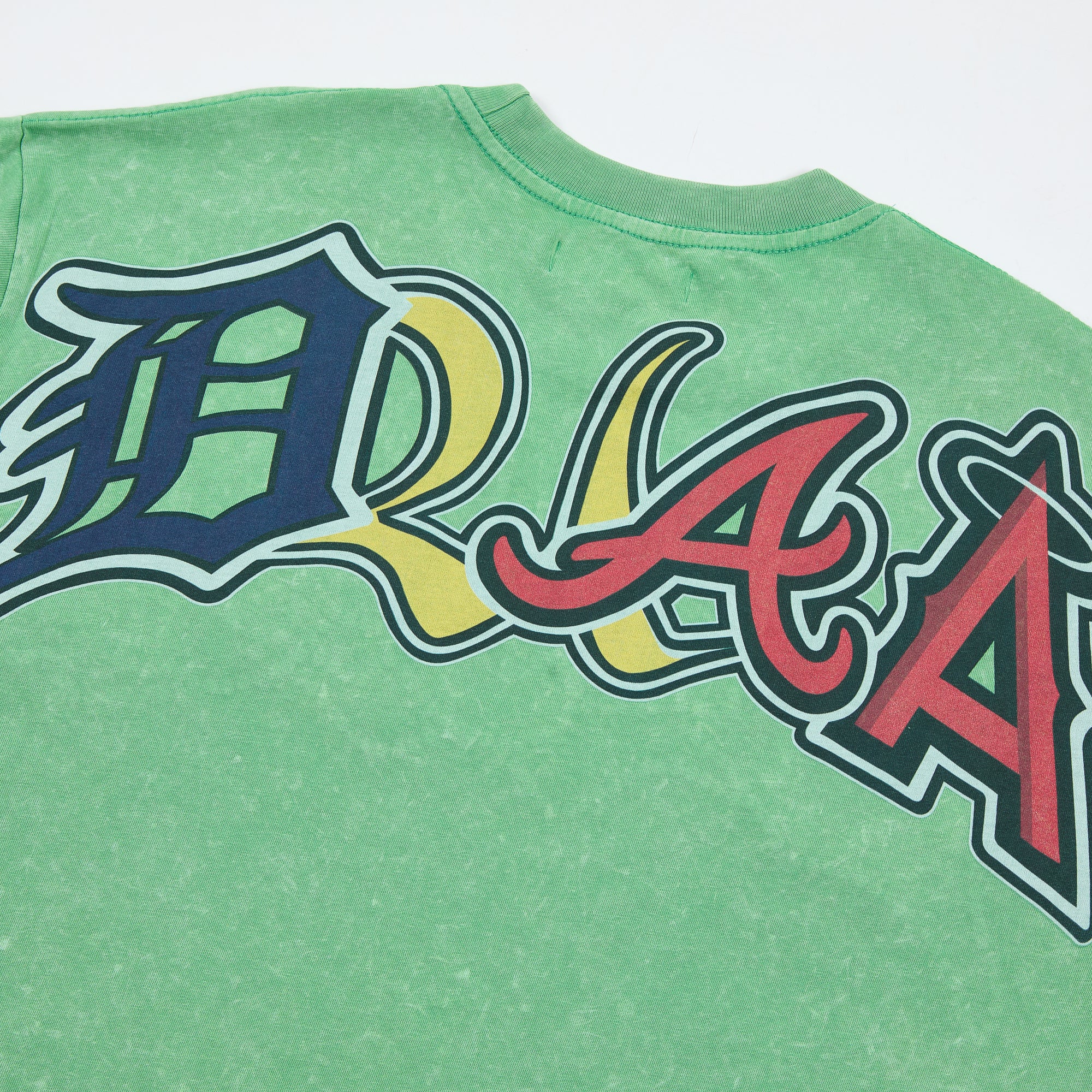 DUAA Baseball Tropical Scenery Graphic Short Sleeve Tee